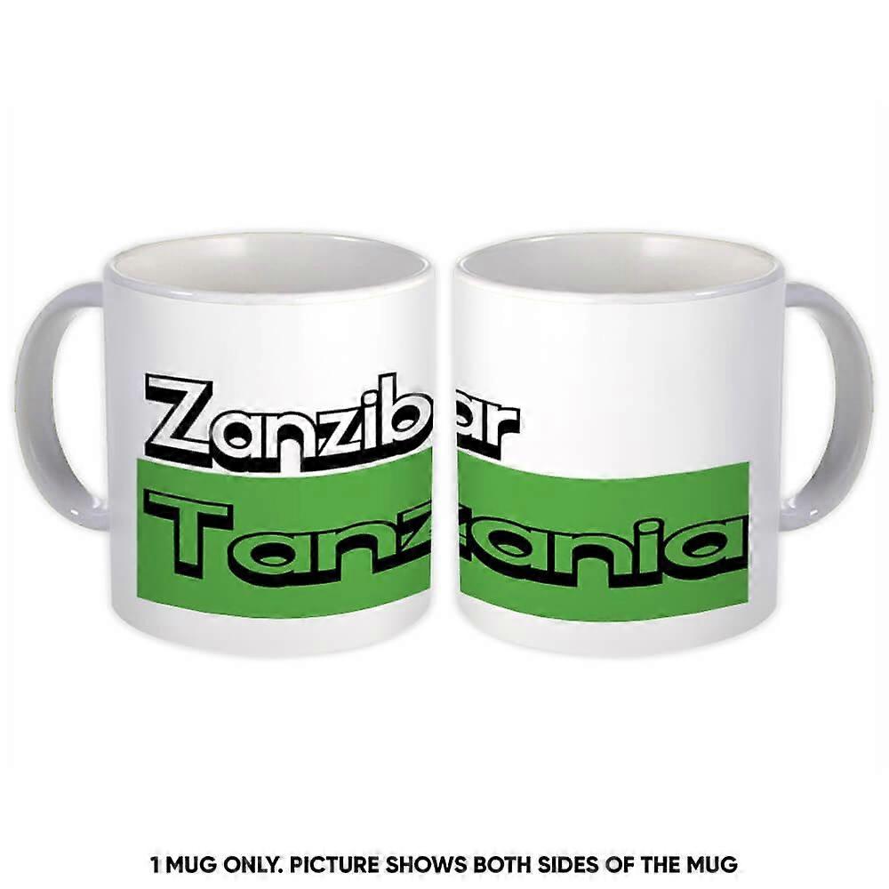 Gift Mug: Zanzibar Tanzania Rectangle