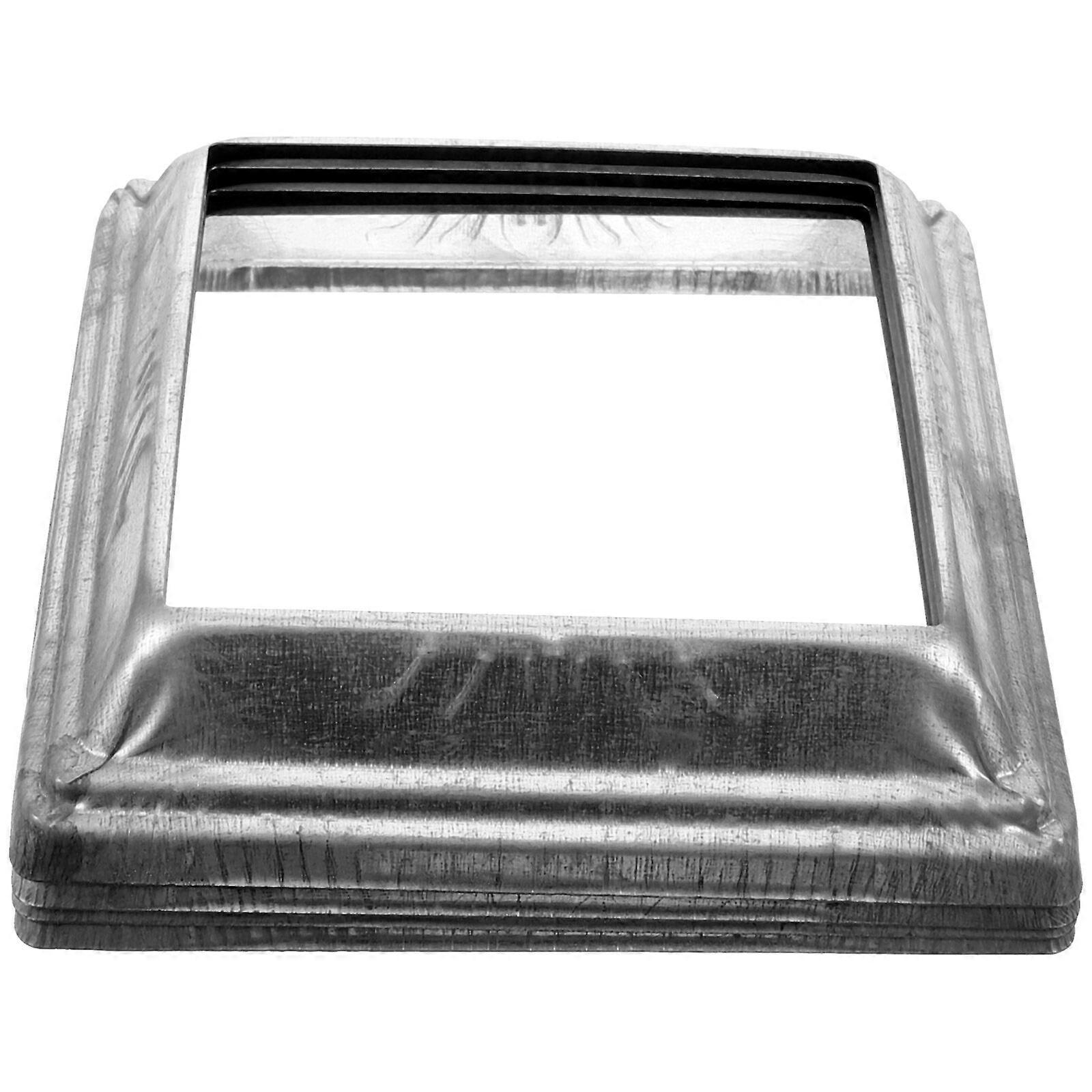 4pcs Post Skirt Column Wraps Porch Deck Post Base Sleeve Post Bottom Metal Skirt