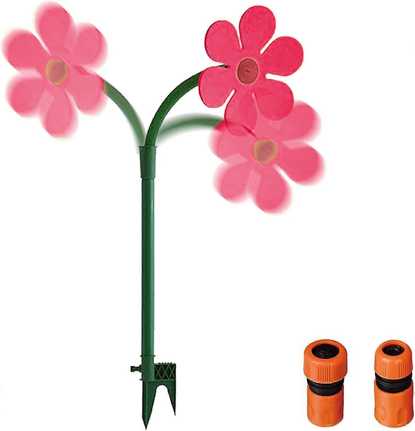 Crazy Daisy Sprinkler - Yard Lawn Sprinkler with 3/4'' and 1/2'' Adapters
