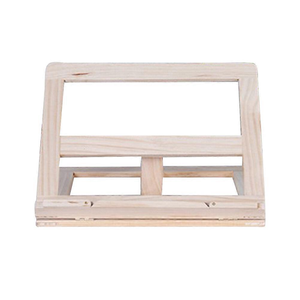 Wooden Frame Reading Bookshelf Bracket Book Reading Bracket Tablet PC Support Music Stand Wooden Table Drawing Easel