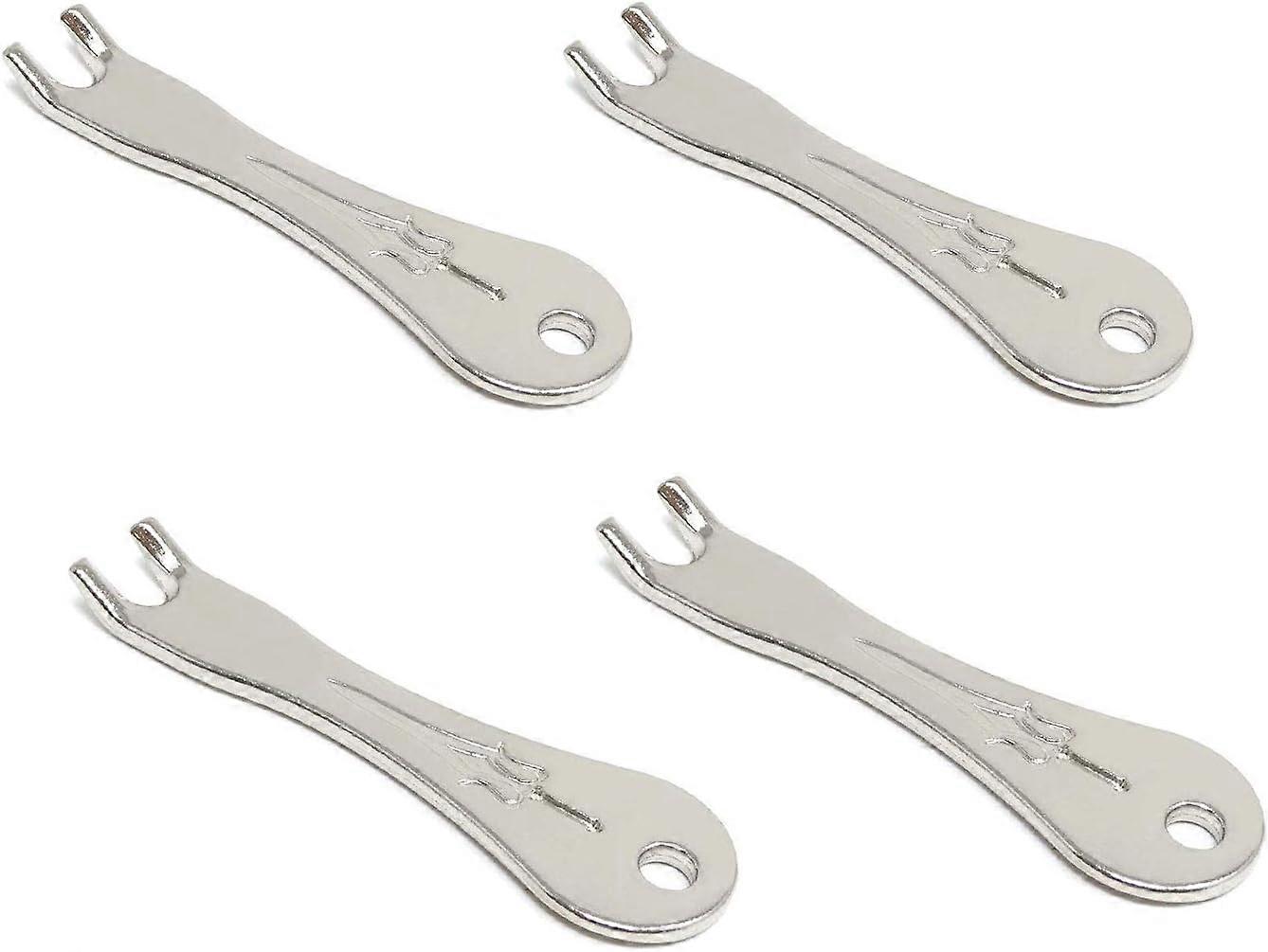 4PCS Metal Guitar Bridge Pins Pullers Peg Remover String Peg Extractors Bridge Pin Removal Tools(Silver, 70mm)