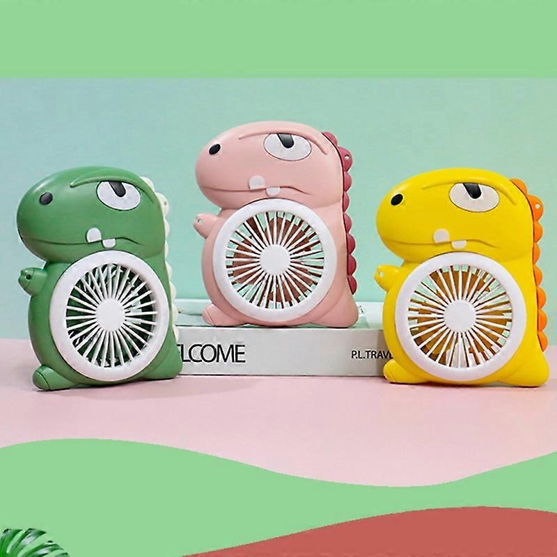 Portable Hands-Free Fan Personal USB Cartoon Dinosaur Fan Weararble Fan 3s Quick Cooling for Kids Office Travel Sports