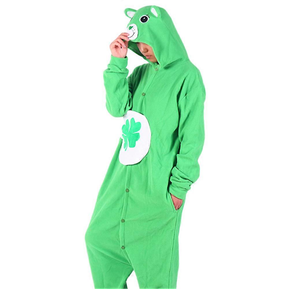 Unisex Pre dospelých Roztomilý Kreslený Polyester Fleece Jednodielne pyžamo S L XL Domáce oblečenie