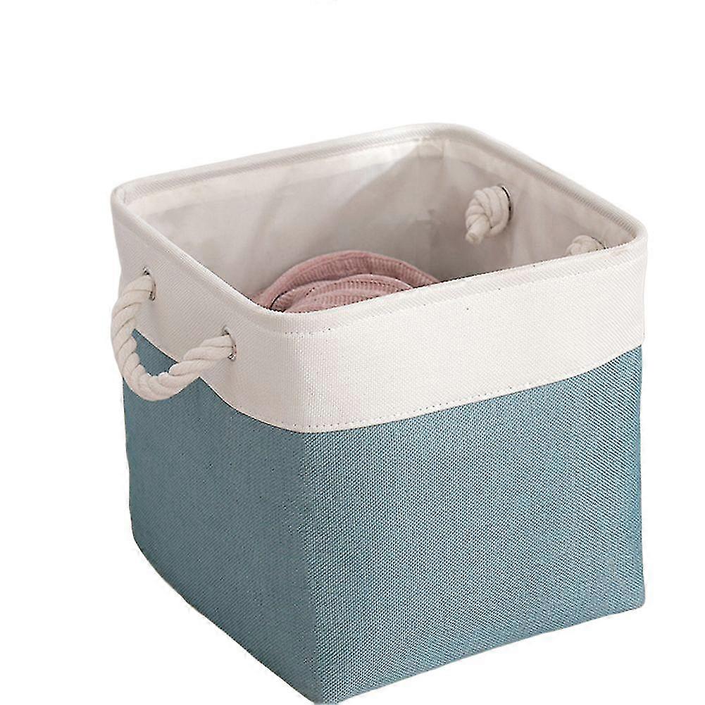 Linen Storage Basket With Handle Large Capacity Sundries Toys Storage Bins