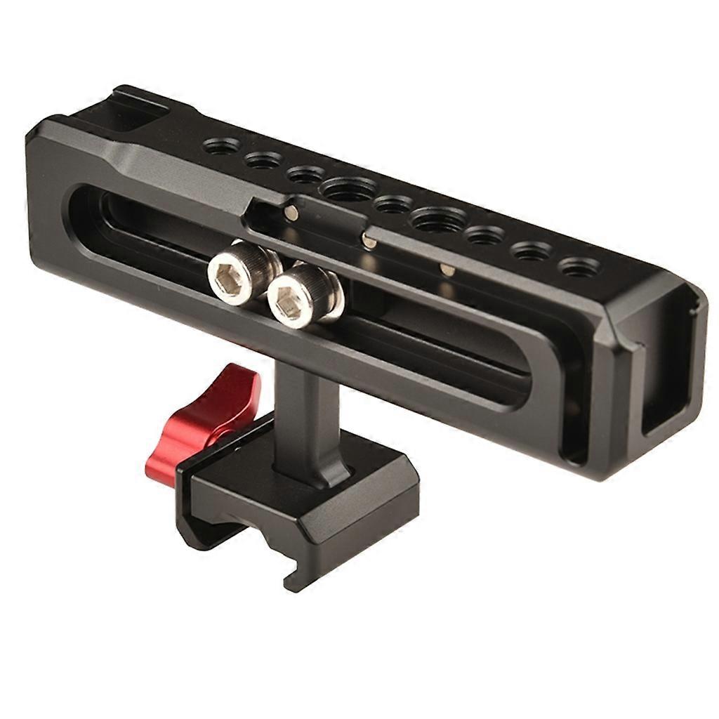  For NATO Handle Grip with Cold Shoe and Arri-Type Hole as Top or Side Handle