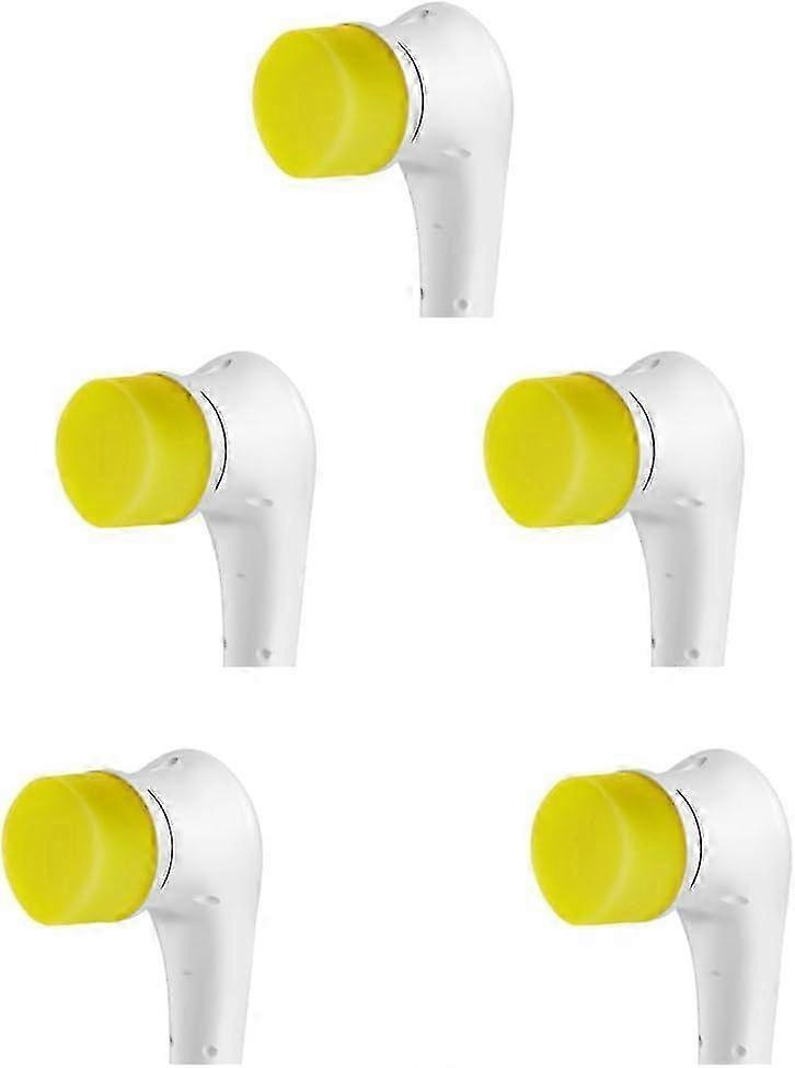 5PCS κεφαλή βούρτσας σφουγγαριών, Power Scrubber σφουγγαρίστρα Ανταλλακτική κεφαλή (εξαιρουμένου του κεντρικού υπολογιστή βούρτσας καθαρισμού)