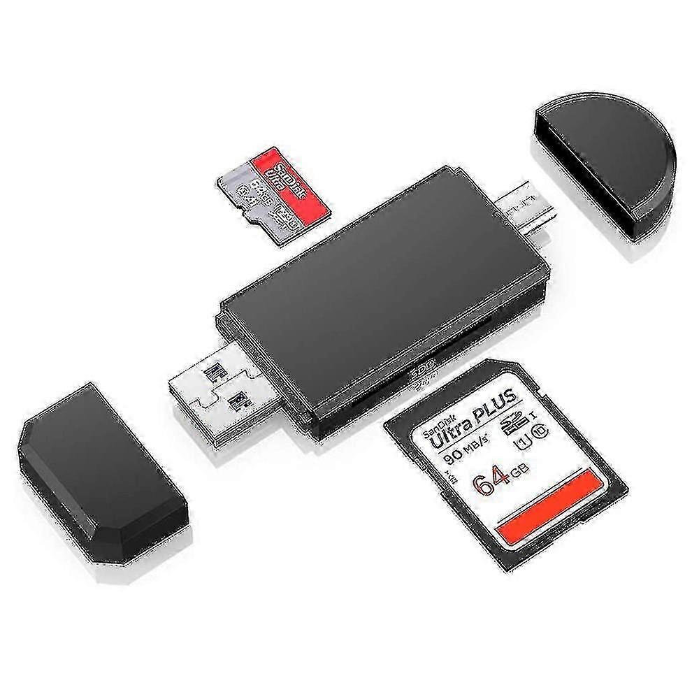 Usb 3.0 Card Reader, High-speed Sd/micro Sd Card Reader Memory Card Adapter