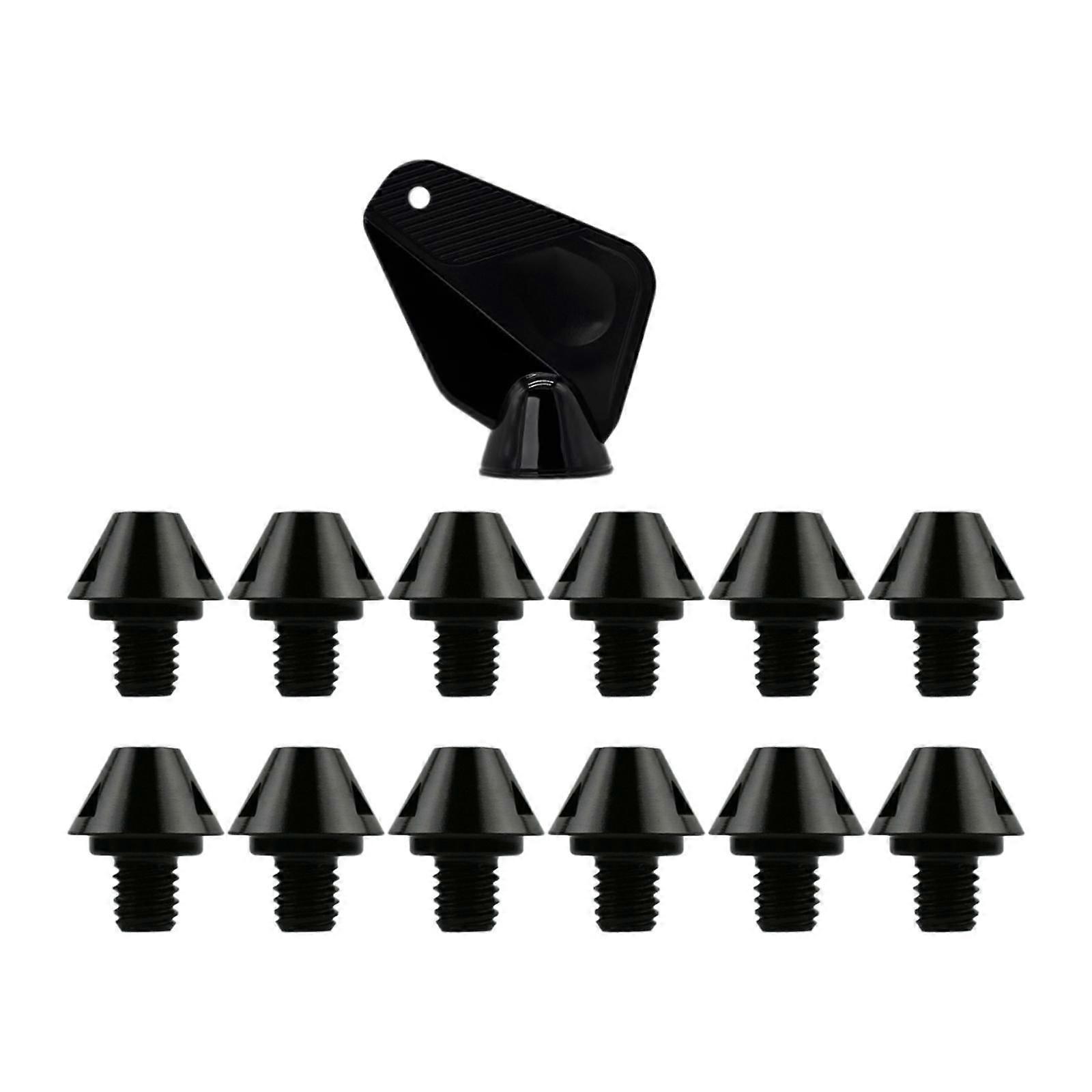 12x Futbol Çizme Kramponları Kapalı Açık Hava Sporları Yarışma Eğitimi için Kararlı Yükseklik 8mm