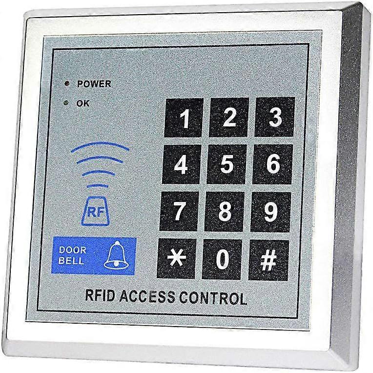 125KHz RFID Standalone ID Card Reader Access Control with Keypad for Single Door Entry System, 500 Users
