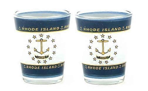 Rhode Island State Shot Glass 2 Pack