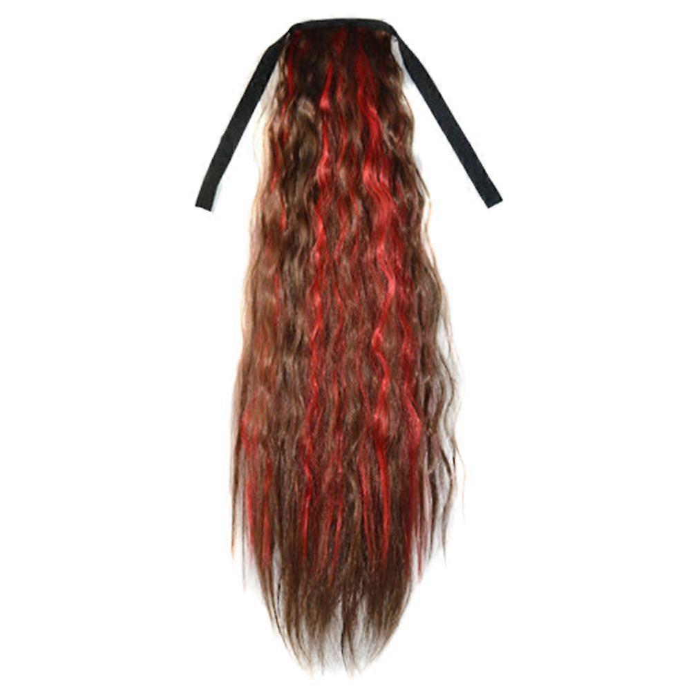 Corn Tropic Tie Ponytail Gradient Rampe