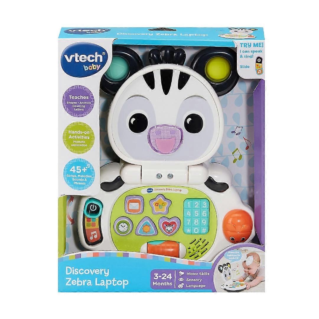 Vtech Baby Discovery Zebra Laptop Interactive Toy