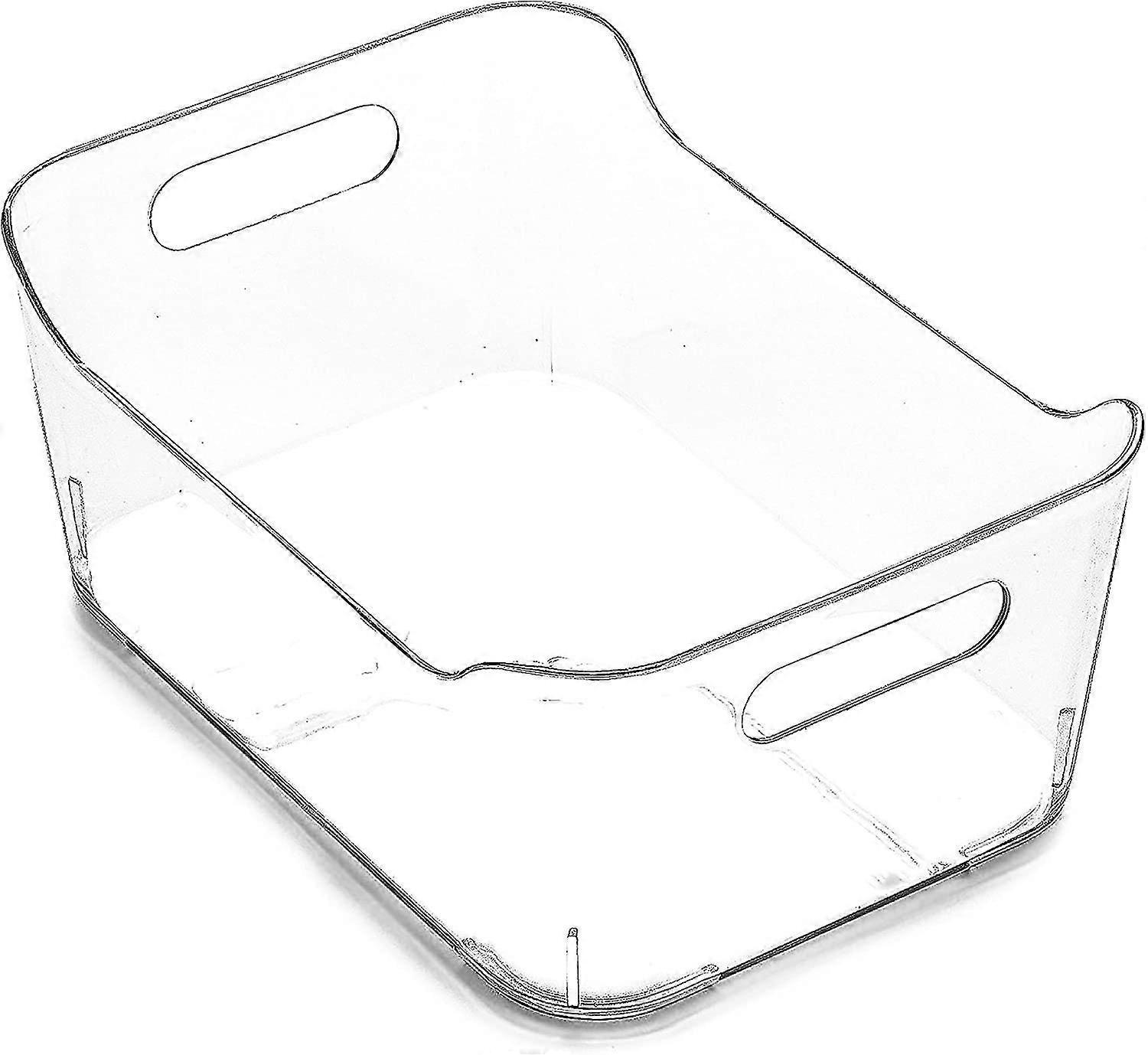 Plastic Storage Bins, Small | Multi-use Organizer Bins | Built-in Handles | Bpa-free | Pantry Organization | e Organization | Fridge Organizer | Fr,72