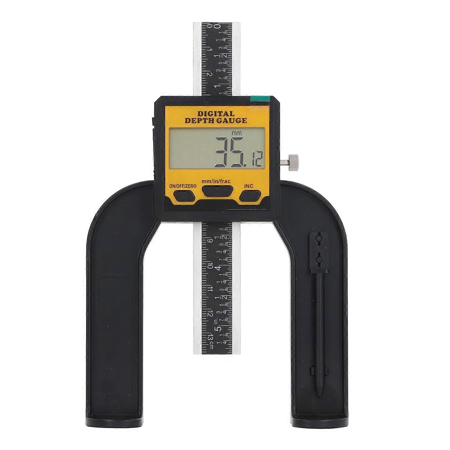 Digital Depth Gauge 0 to 80mm High Accuracy Multifunctional Digital Depth Caliper 