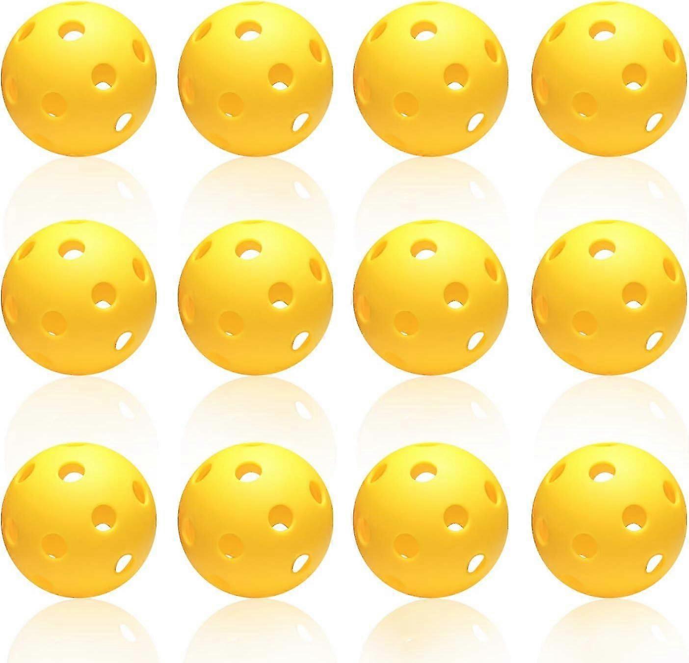 12 Pack Plastic Baseball Practice Baseballs For Hitting, Indoor Outdoor Lightweight Balls Baseball Batting Training