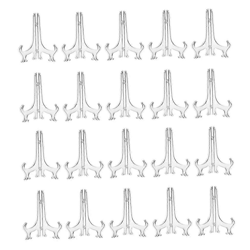 20xDecorative Plate Holder Display Stand Easel Picture Frame Pedestal 3"