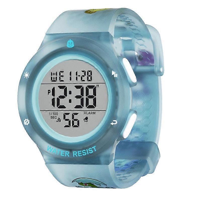 Changing Case Electronic Watch Mini Cartoon Alarm Clock Waterproof Watch