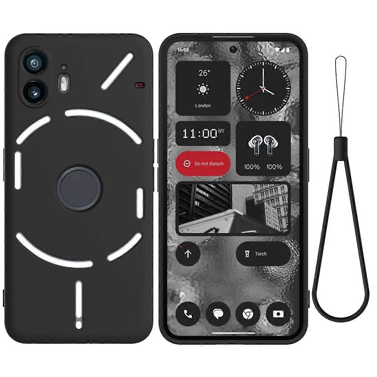Solid Color Liquid Silicone Dropproof Full Coverage Phone Case