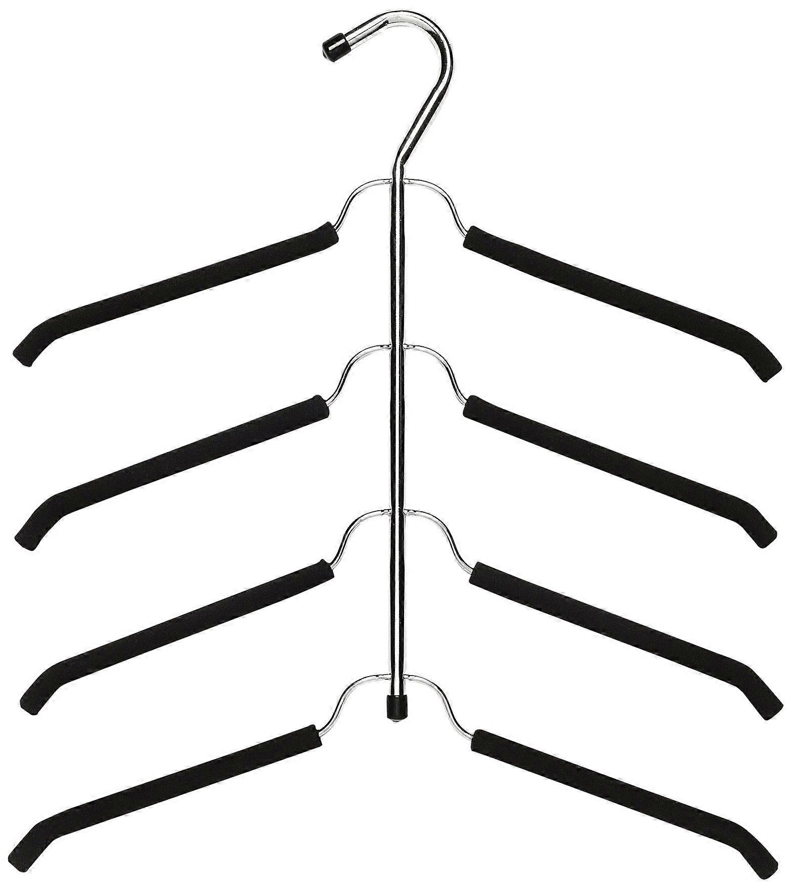 Blouse Hanger, Chrome & Black, 1 Piece