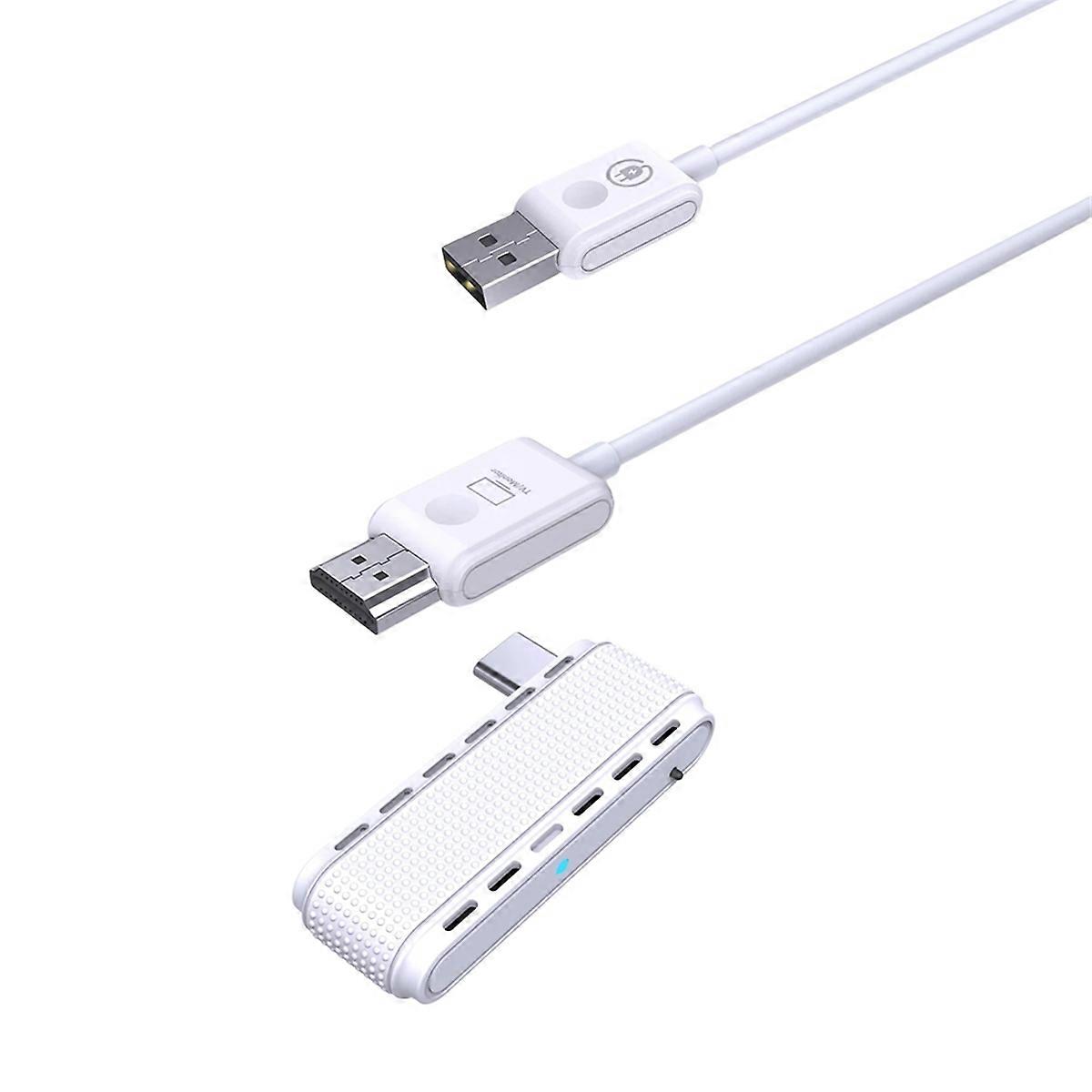 5.8G Wireless Type-C to 1080P HD Display Receiver Transmitter Streaming From Thunderbolt3 Laptop Ph