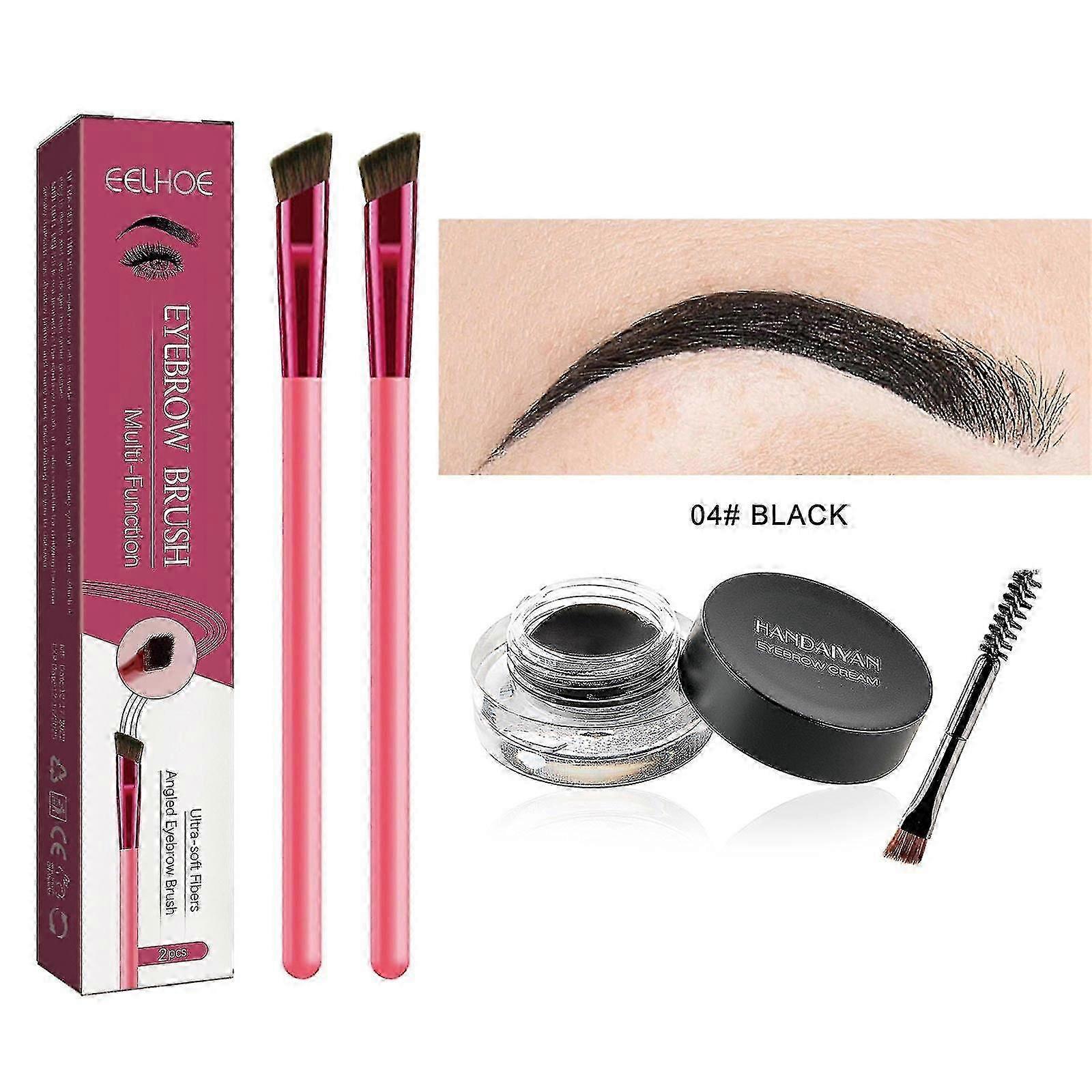 Makeup  Multifunction Eyebrow Brush & Shadow Set 4D Cascading Eyebrow Home Beauty Kit L