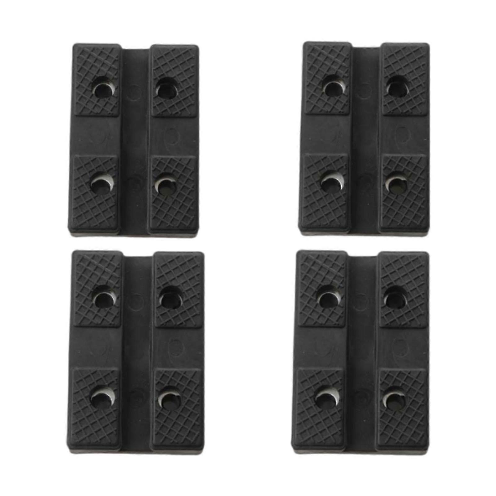 4x Lifting Jack Pads 4 Holes Universal Jack Support Cushioning Pressure Pads
