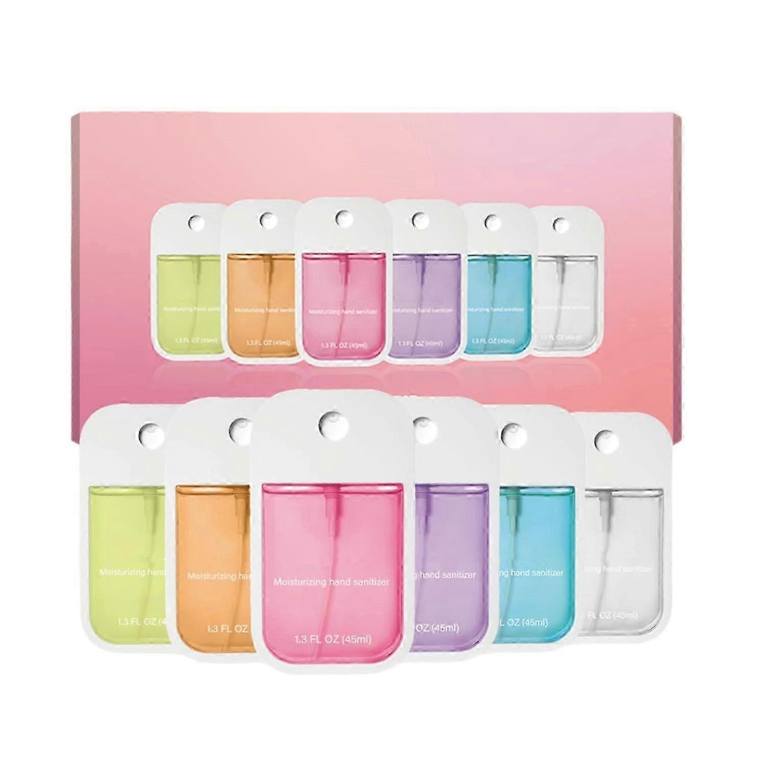 6 نكهات لتعقيم اليدين المرطب ، بخاخ مرطب لليدين للبالغين والأطفال ، بخاخ معقم لليدين بحجم السفر ، ينظف يديك
