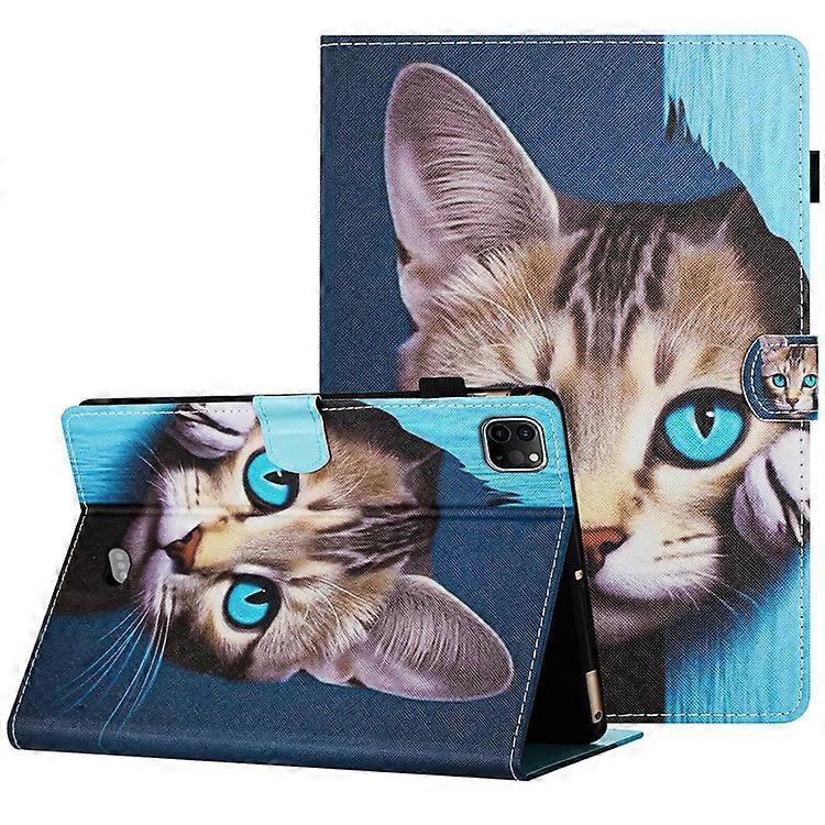 Compatible For iPad Pro 11 (2024) Case Pattern Portable Protective Folio Leather Tablet Cover Card Holder