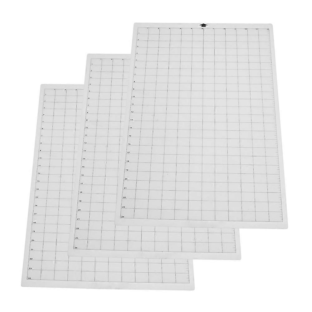 OLD FOX Replacement Cutting Mat Transparent Adhesive Mat with Measuring Grid 12 * 24 Inch for Silhou