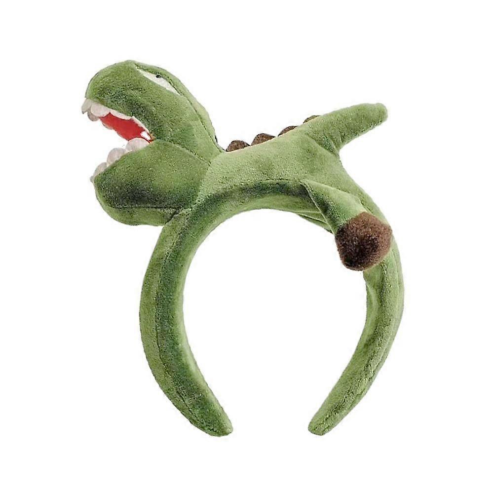 Śliczna kreskówka dinozaur opaska do włosów Trendy w modzie Spinka do włosów Nakrycia głowy dla dziewczynek