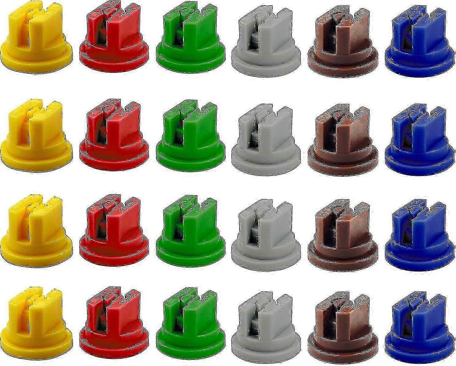 30pcs Spraying Spray Nozzles 110 Degree Fan-shaped Atomizing Nozzle Plastic Nozzle Spray Nozzle Tip Assorted Set
