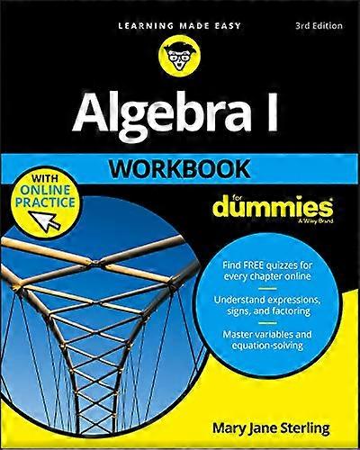 Algebra I Workbook For Dummies