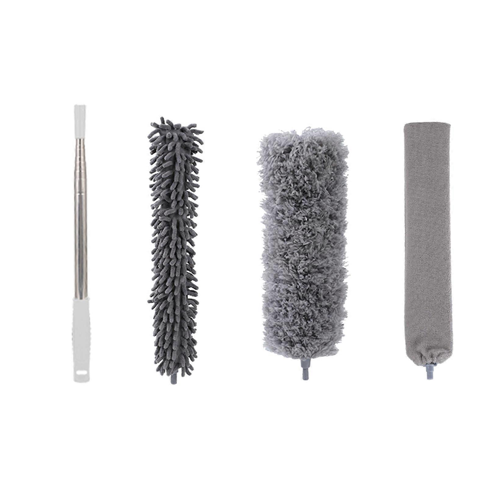 Microfiber Duster With Extension Pole 3 In 1 Extendable Duster Washable Duster Long Handle Feather Duster For Cleaning Ceiling Fan Ceiling Furniture