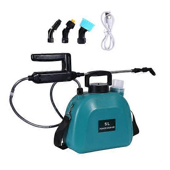 5L/8L Electric Sprayer Battery Powered Sprayer with 3 Nozzles Adjustable Shoulder Strap Electric Pump Sprayer for Watering Fertilizing Herbicides