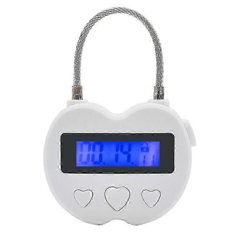 Security Padlock Electronic Timer Lock Behavioral Habit Aid Multi-Purpose Game Lock