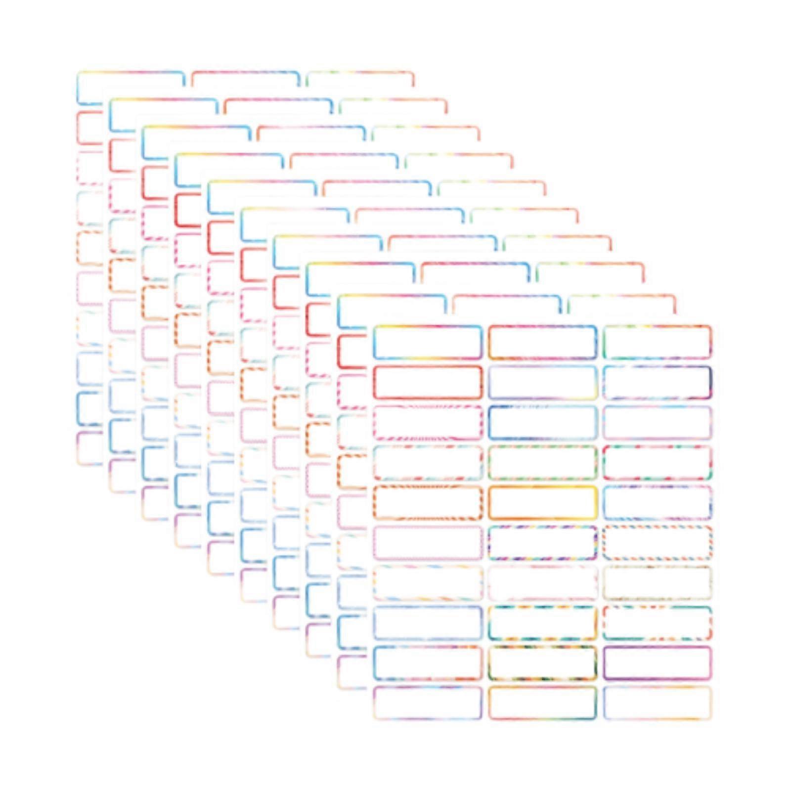 10 Pieces Name Stickers Name Tag Stickers for Office Student Classroom