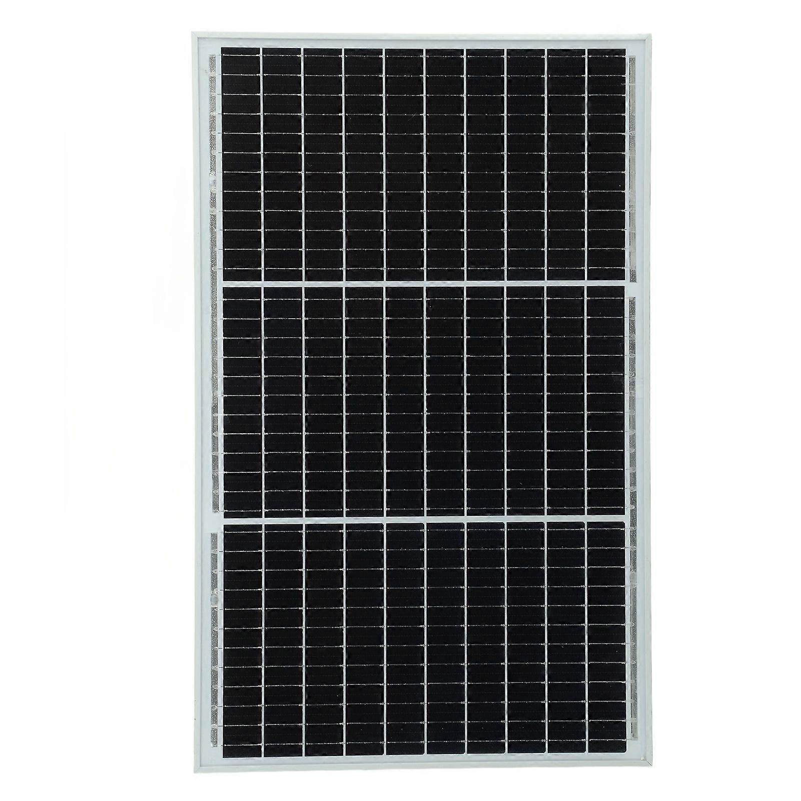 Monocrystalline Solar Panel 40W 18V High Conversion Efficiency Waterproof Universal for Car Boat Trailer RV