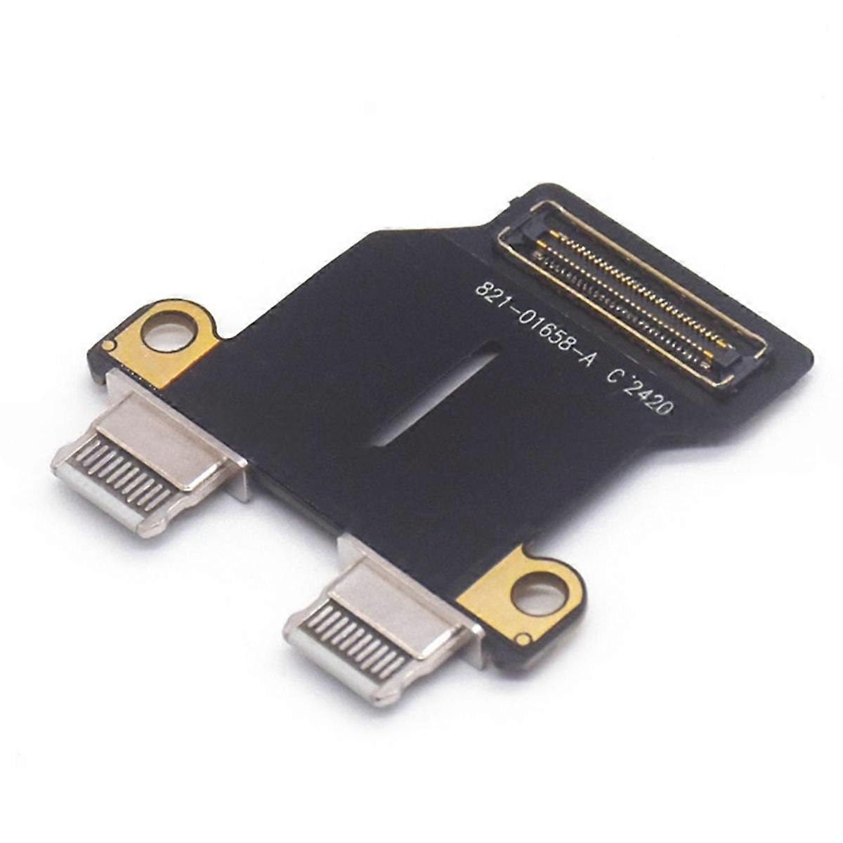 DC Power Jack Connector I/O USB-C Board Flex Cable Charging Port for Macbook Air 13in A1932 A2179 20