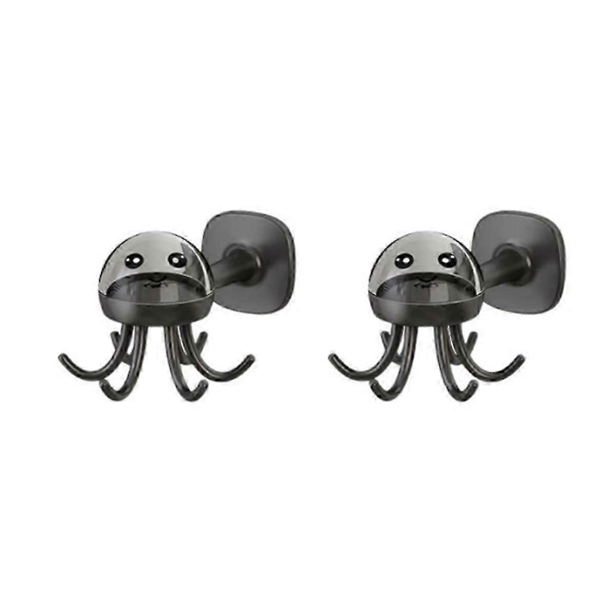 Multifunctional Kitchen Hooks 360  Rotation Octopus Shaped Non-Marking Adhesive Hooks in Bathroom