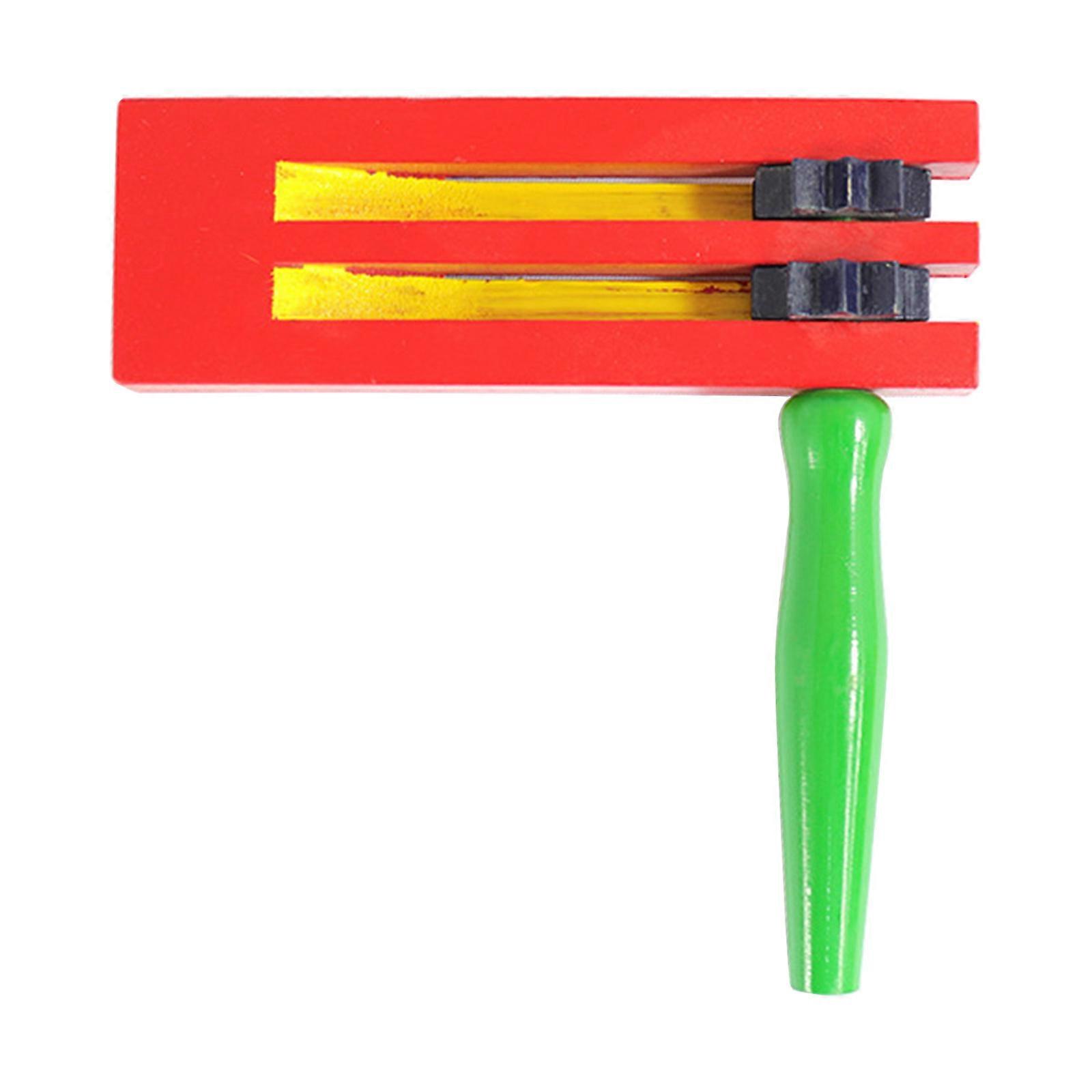 Faiseurs de bruit à cliquet en bois Mexicains traditionnels Matraca hochet pour les jeux hochet en bois Instrument à cliquet pour faveur de fête
