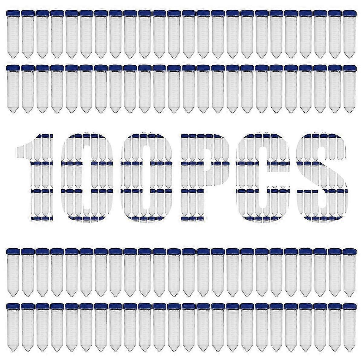 50ml Conical Centrifuge Tubes with Graduated Lines and Markable Surface Pack of 100