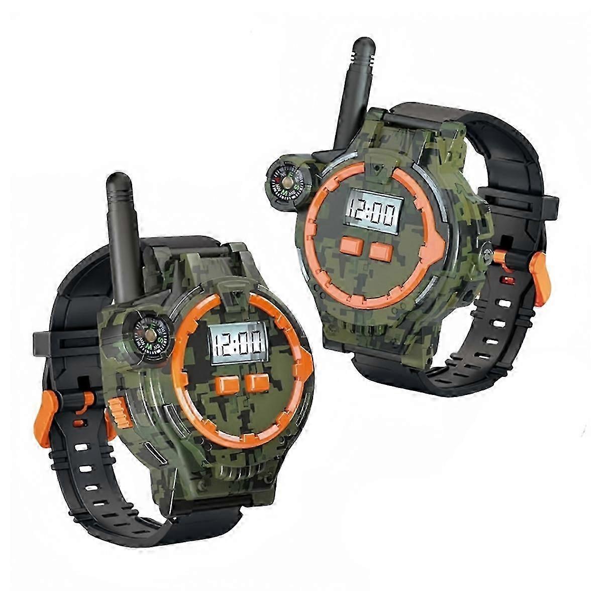 2PCS Rechargeable Walkie Talkies compatible with Kids,Two-Way Radio Talky with Flashlight and Compass,100 Meter Transmission