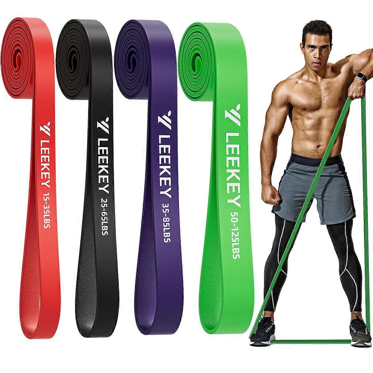 1 set multi-level resistance bands for home workouts and physical therapy
