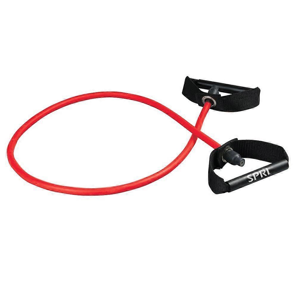 Xertube Medium Resistance Red Exercise Band for Strength Training, Home Workouts, Rehabilitation and Flexibility