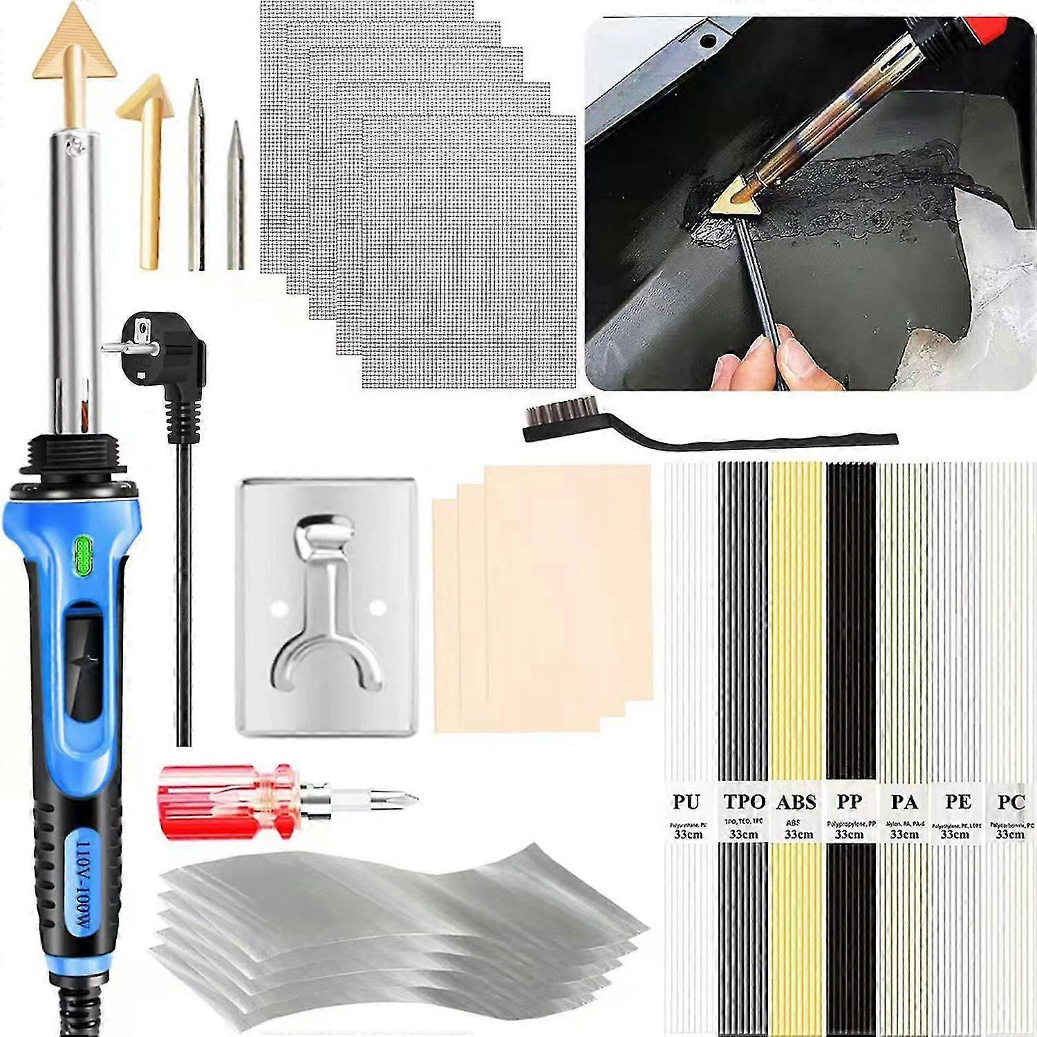 suitable for 100W Plastic Welding kit,2-in-1 Plastic Welder & Soldering Iron Gun, 3-Speed Temperature Control Sol-CHENG DU SI XI