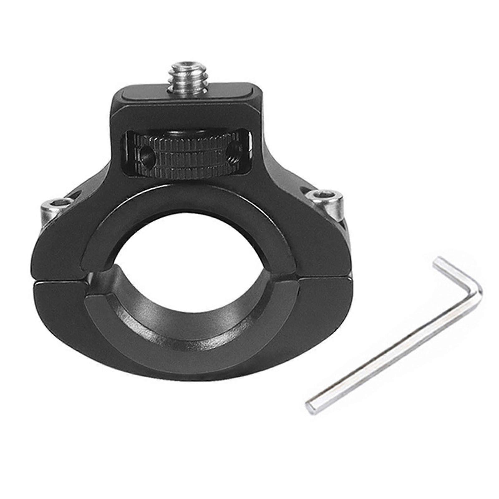 Camera Handlebar Holder 1/4-20 Thread Bracket, Bicycle Camera Holder For Mountain Bike, Black