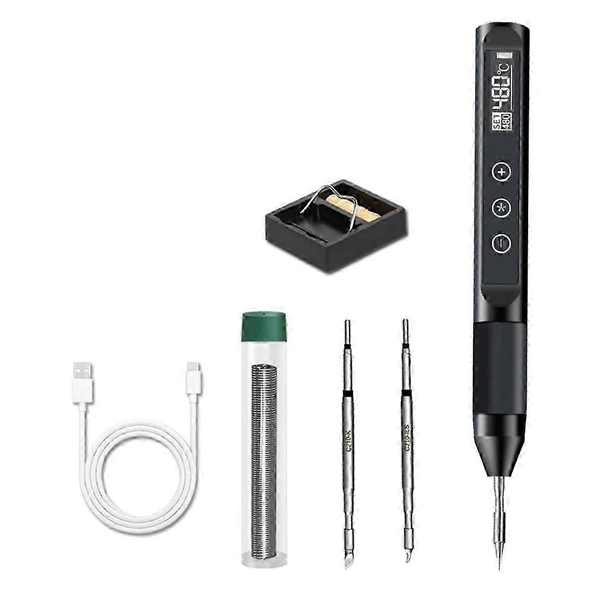 X210 USB Fer à souder Température réglable Smart Electric 30W Fast Heat Portable Digital Welding Station Kit Repair