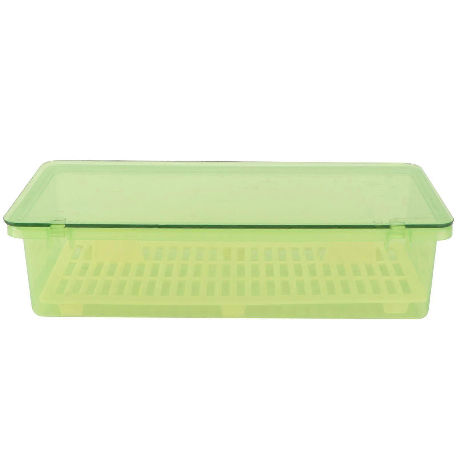 1pc Chopstick Fork Cutlery Storage Case Plastic Dustproof Drain Storage Box