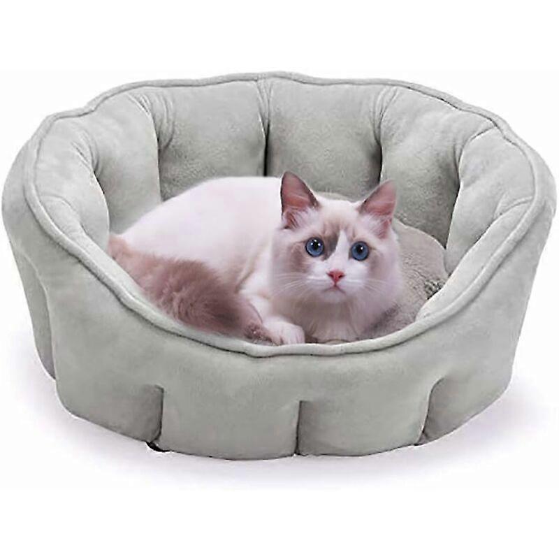 Dog Bed, Cat Bed Dog Sofa Plush Dog Cushion Bed Extra Soft Pet Basket for Small Cats and Dogs, 46 46 23cm