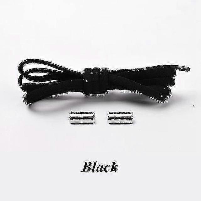 2pair Elastic Locking Shoelaces Semicircle Sneaker Laces